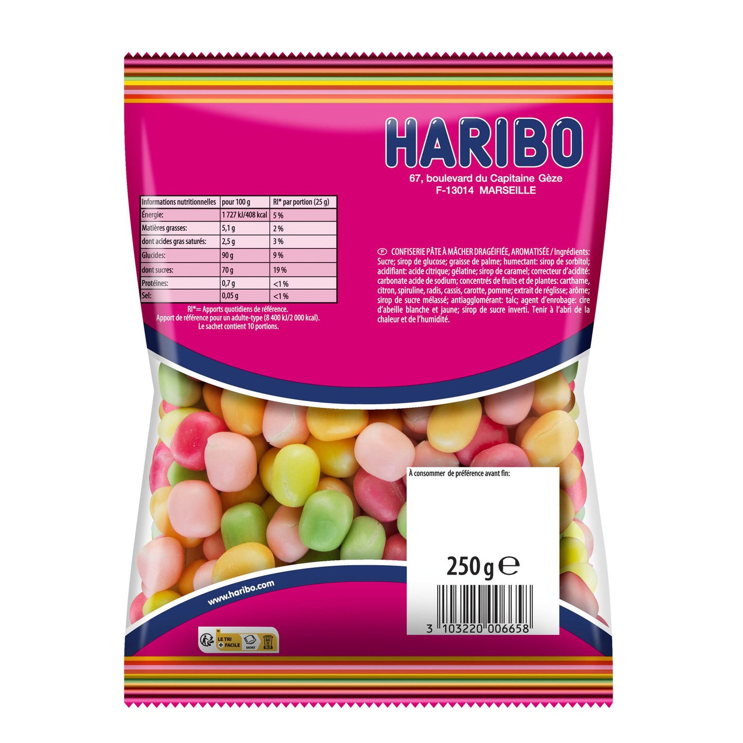 Haribo Mao Croqui Candies 250g