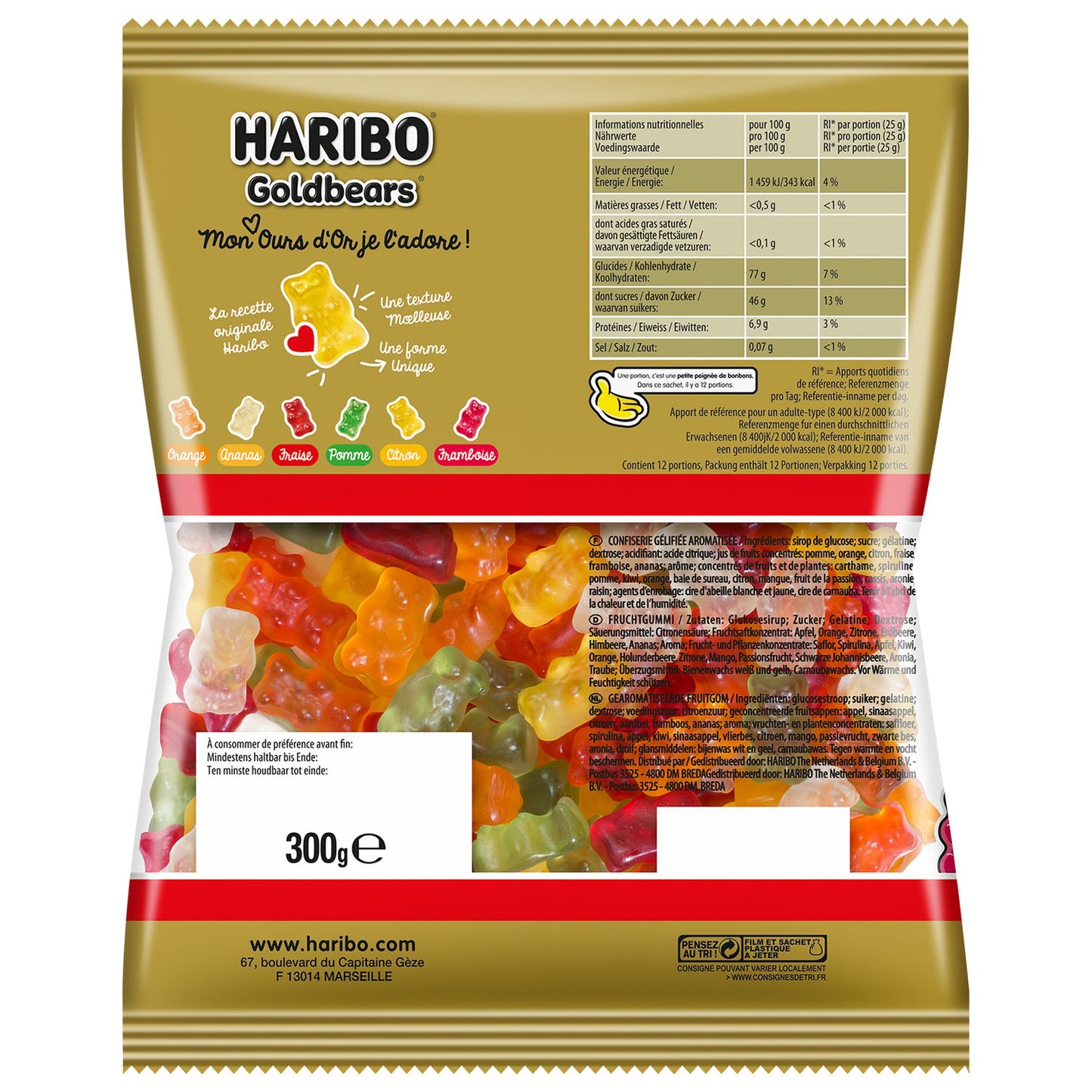Haribo Goldbears Candies 300g