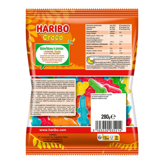 Haribo Croco candies 280g