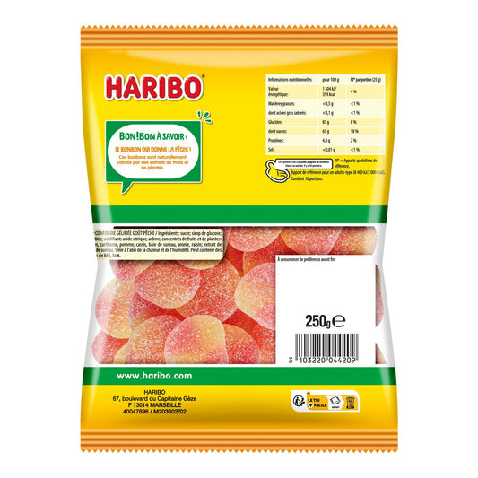Haribo Peaches Candies 250g