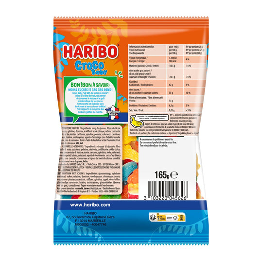 Haribo Croco Baby Candies 165g