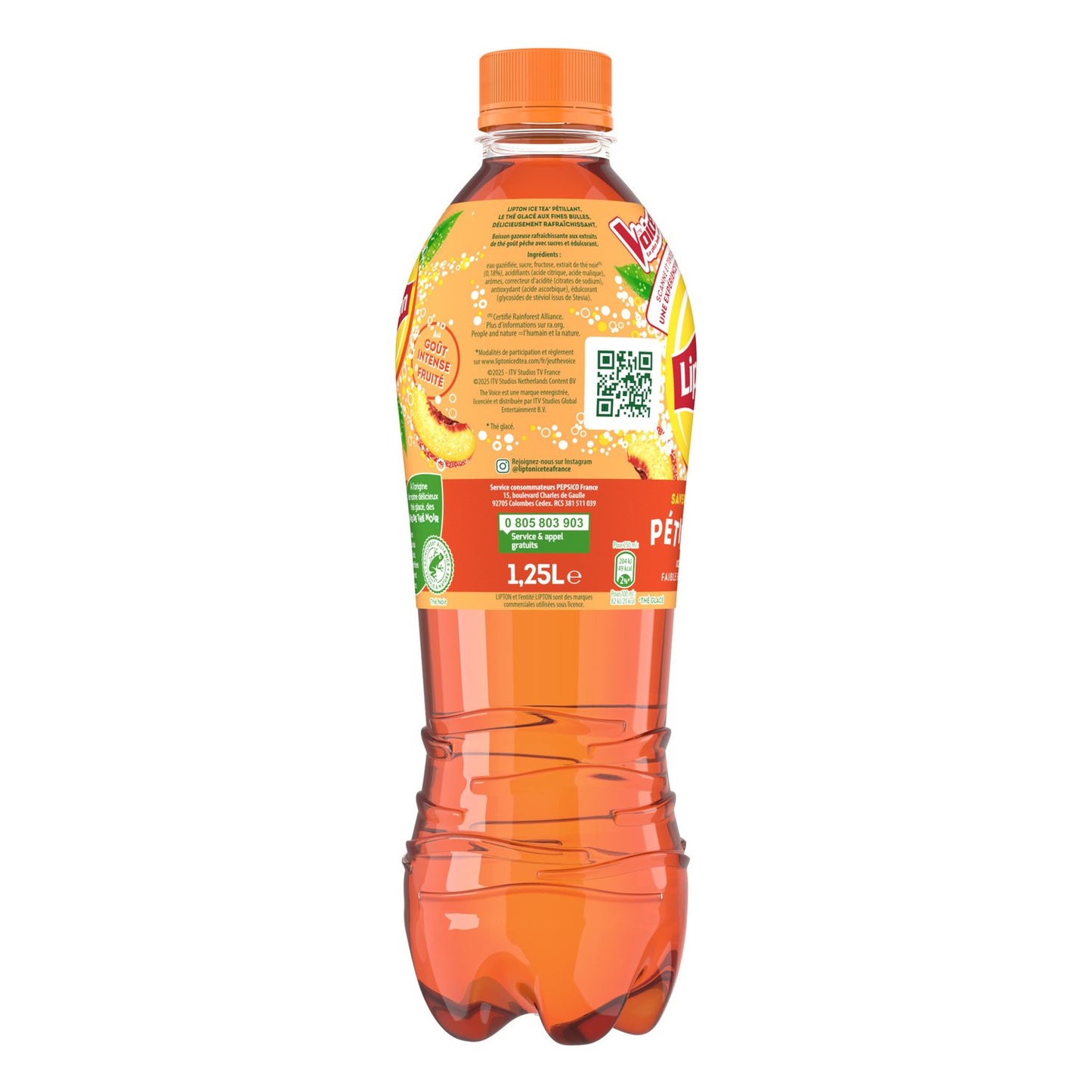 Lipton Sparkling Peach Ice Tea Drink 1,5L