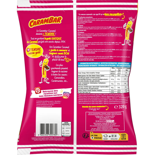 Carambar caramel candies 320g