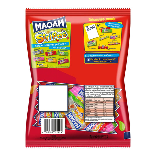 Haribo MAOAM Stripes Candies 250g