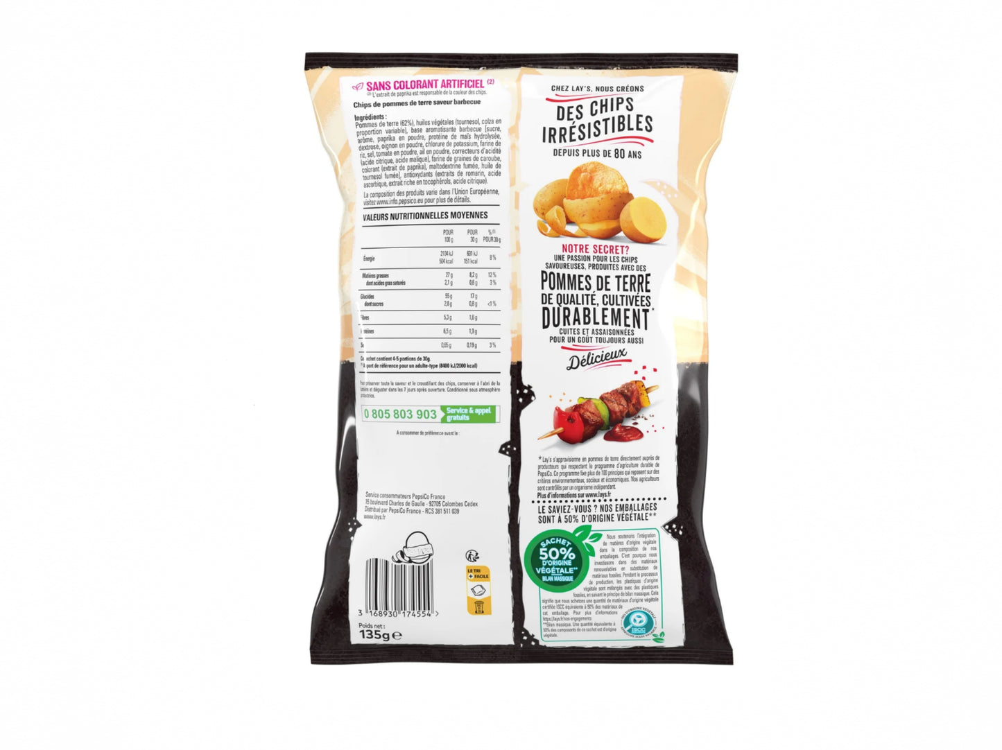 LAY'S Chips saveur Barbecue