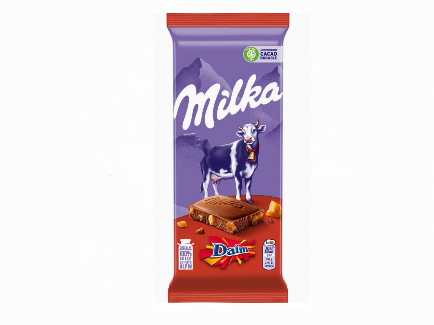 Milka Daim chocolat au lait