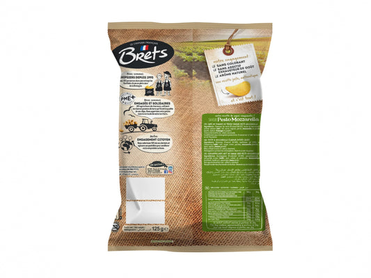 BRETS Chips saveur pesto mozzarella