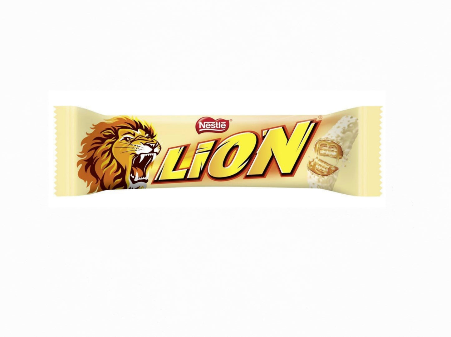 Lion barre chocolat blanc