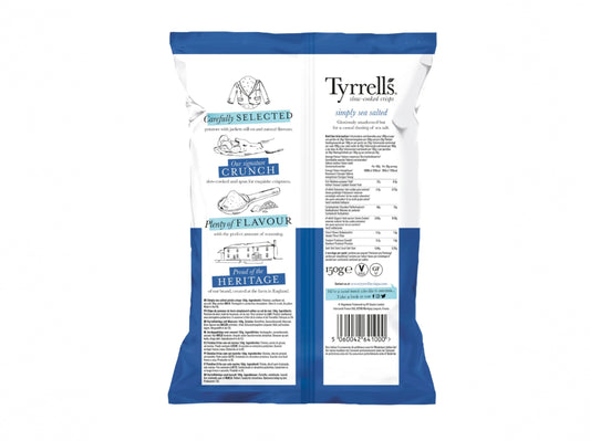 TYRRELL'S Chips salées au sel de mer