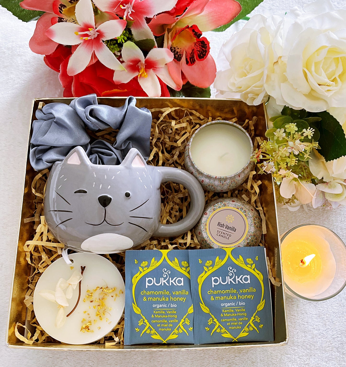Coffret cadeau mug chat