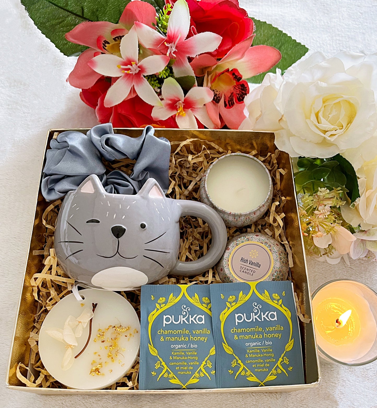 Coffret cadeau mug chat