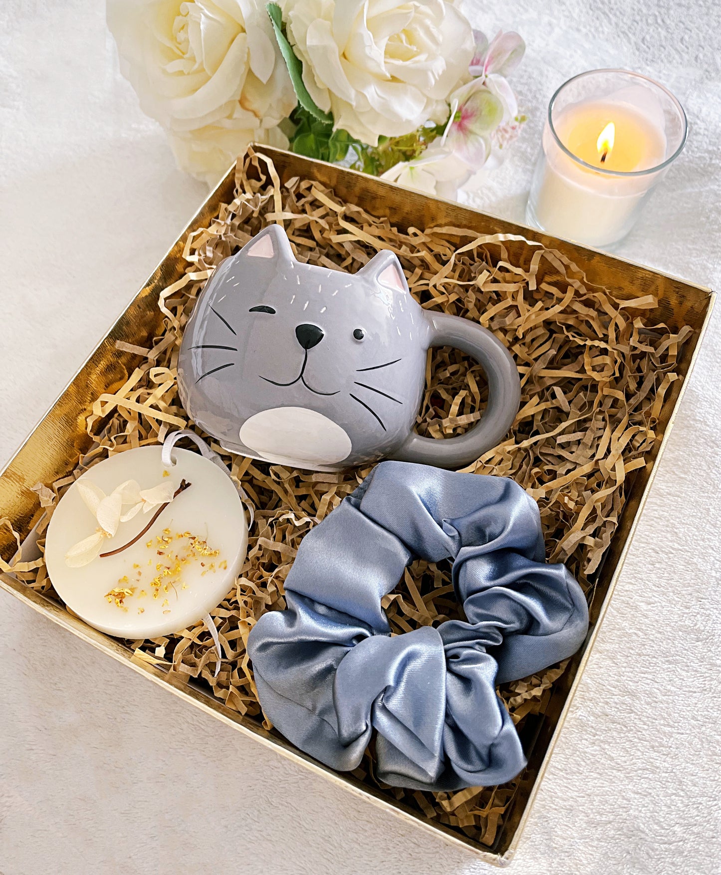 Coffret cadeau mug chat