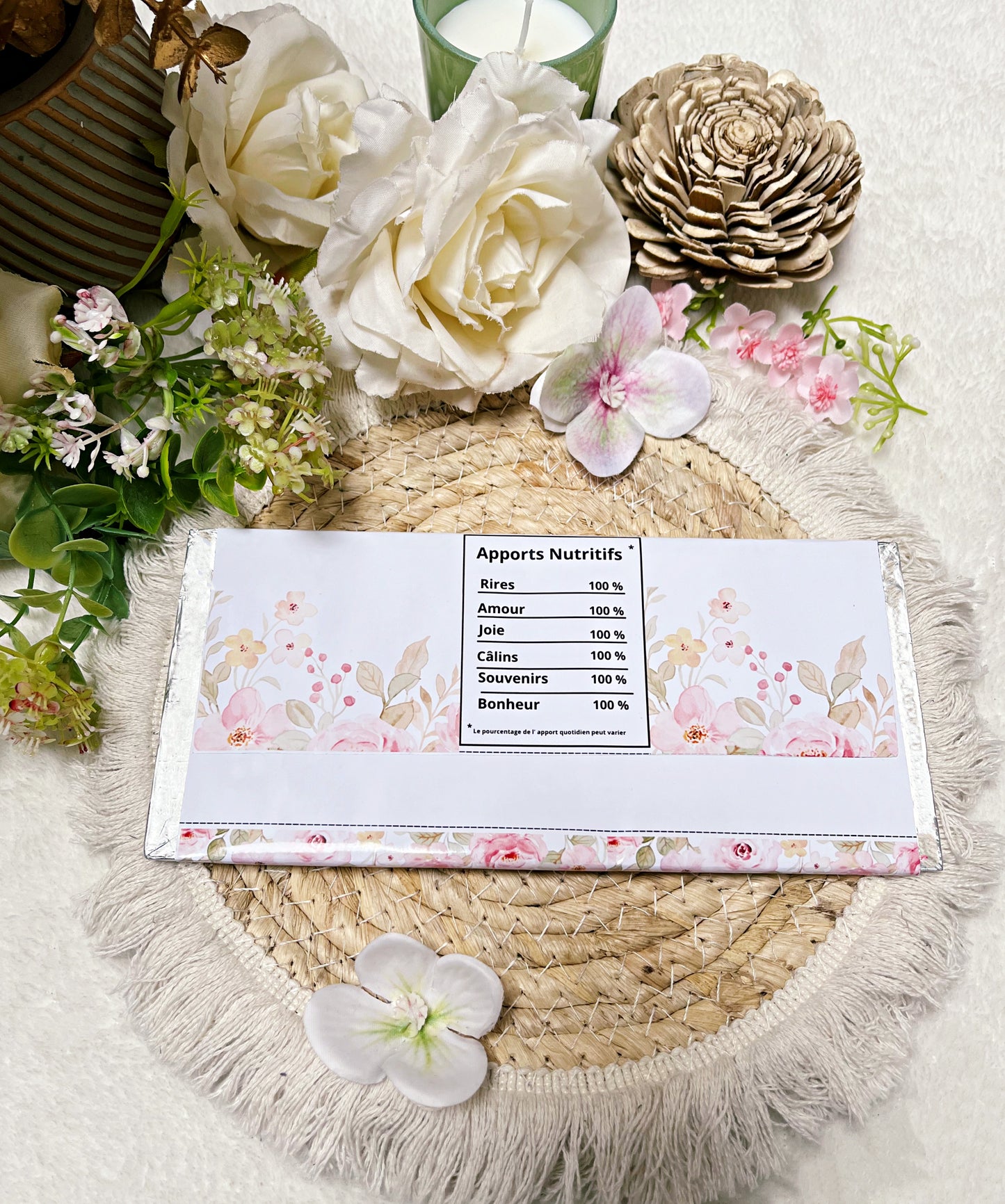 Chocolat personnalisé Joyeux anniversaire