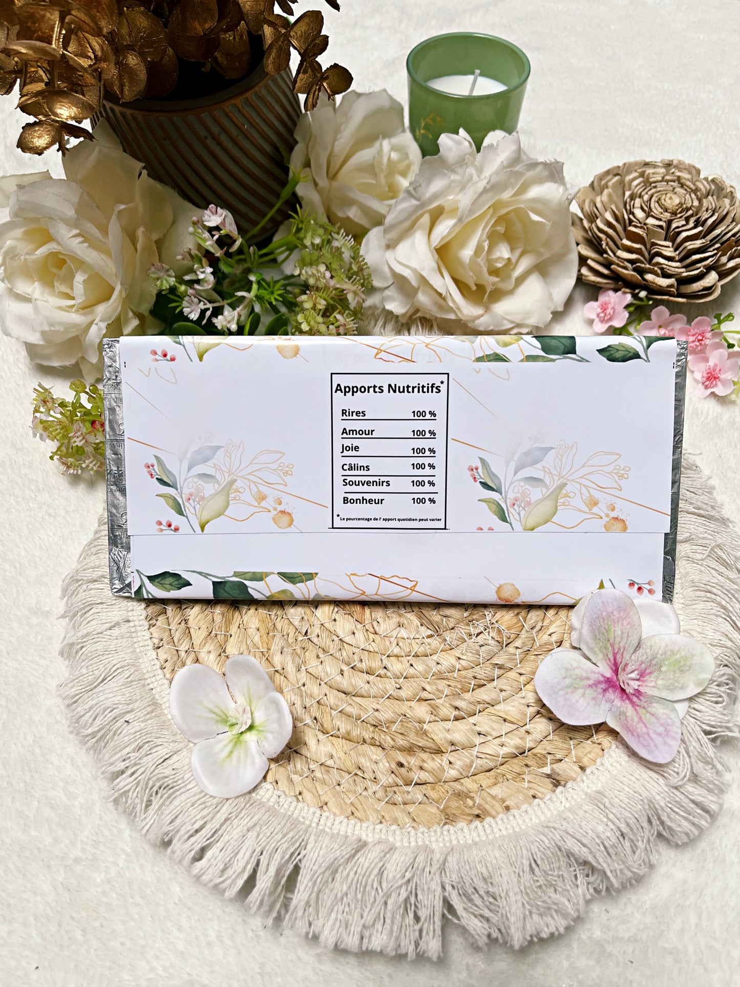 Chocolat personnalisé Joyeux anniversaire