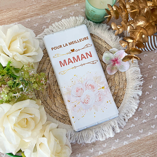 Chocolat personnalisé "Pour la meilleure maman"