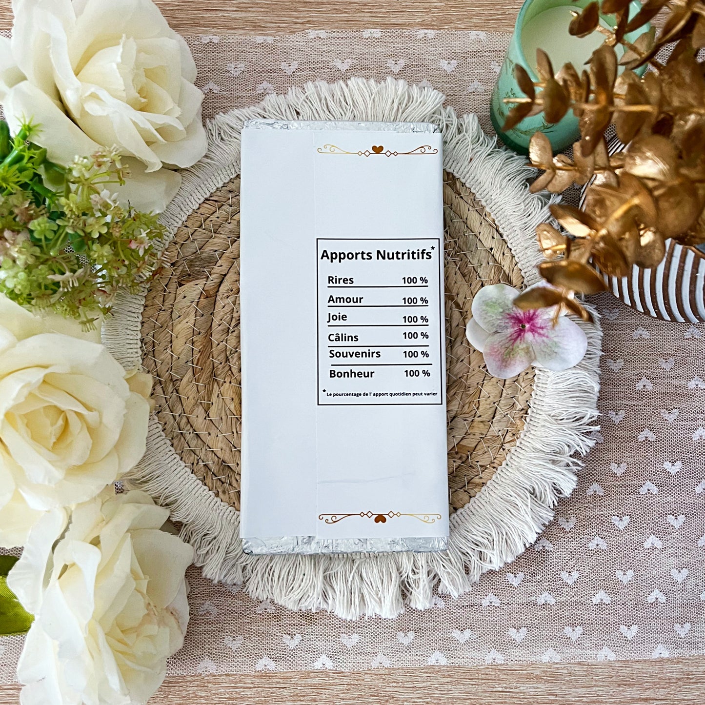 Chocolat personnalisé "Pour la meilleure maman"