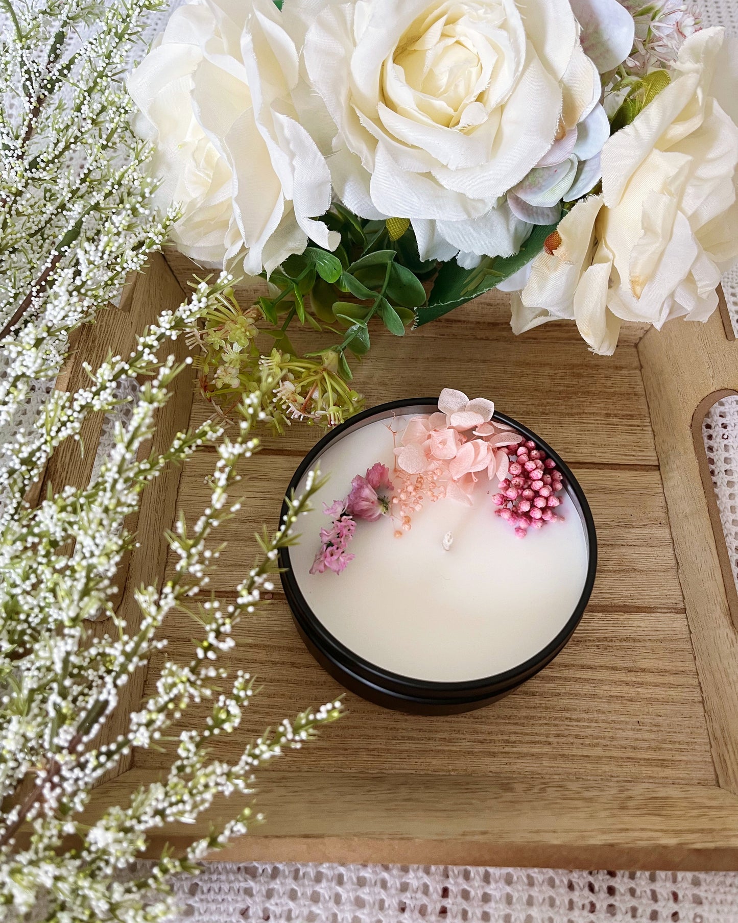 Boîte à bijoux rose personnalisée coffret