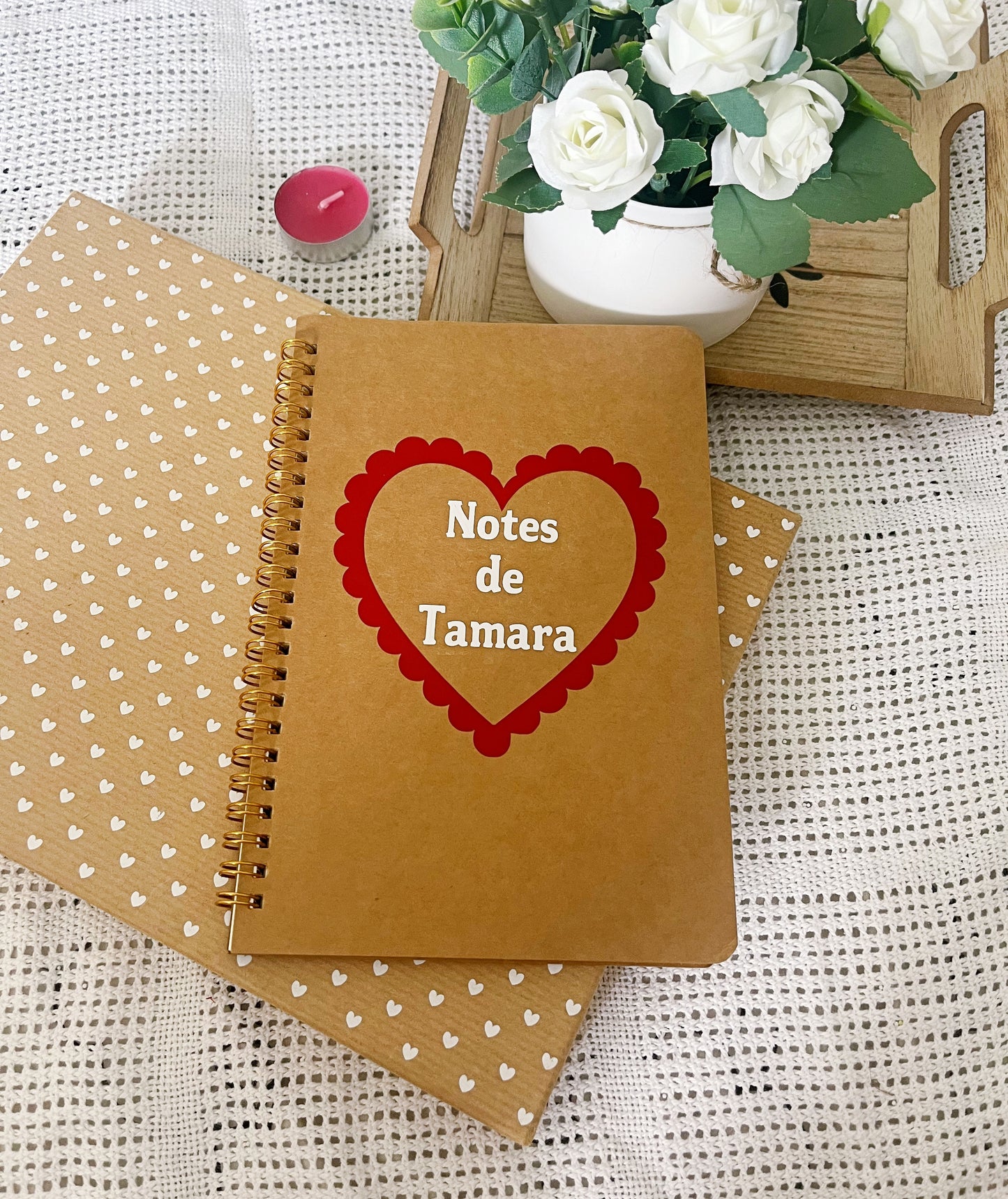 Carnet personnalisé coffret