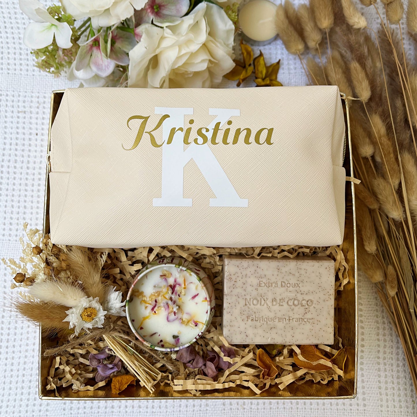 Trousse personnalisée coffret femme