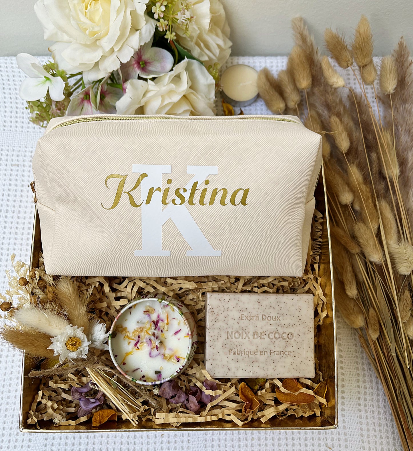 Trousse personnalisée coffret femme