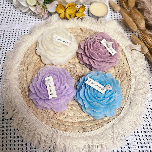 Coffret bougies fleurs