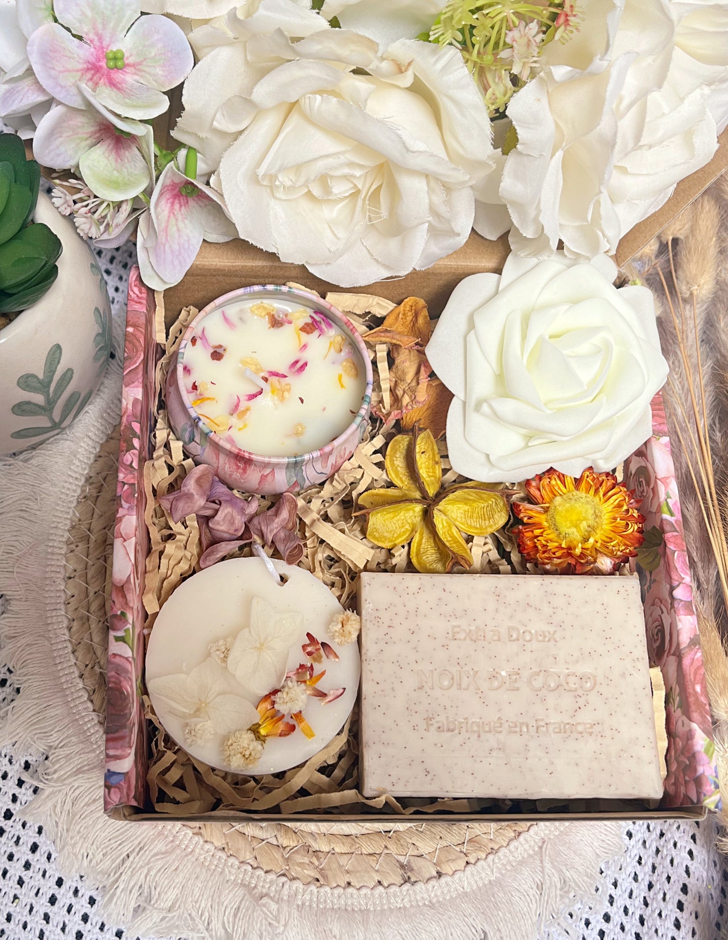Coffret cadeau FLEURS SECHEES