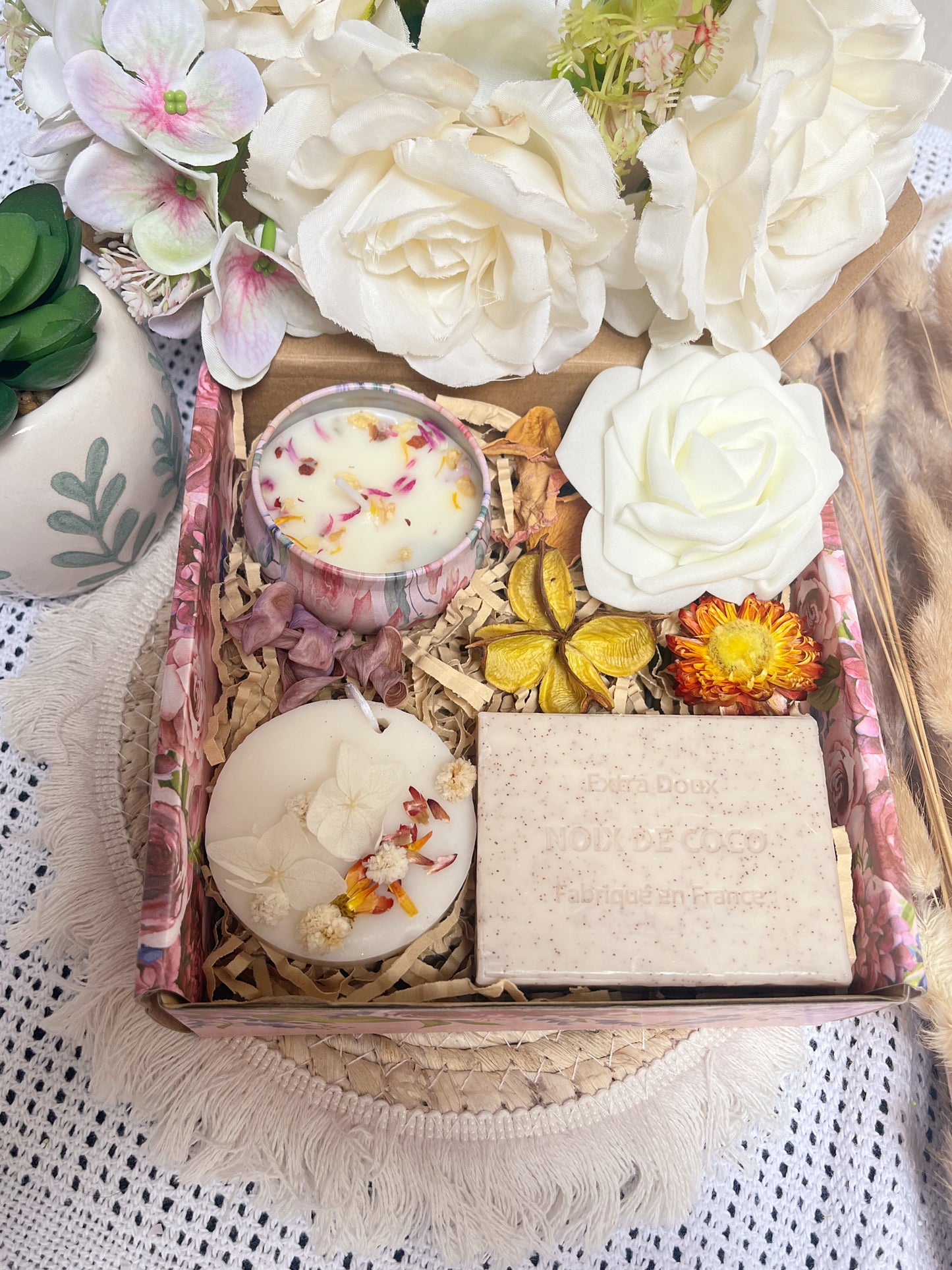 Coffret cadeau FLEURS SECHEES