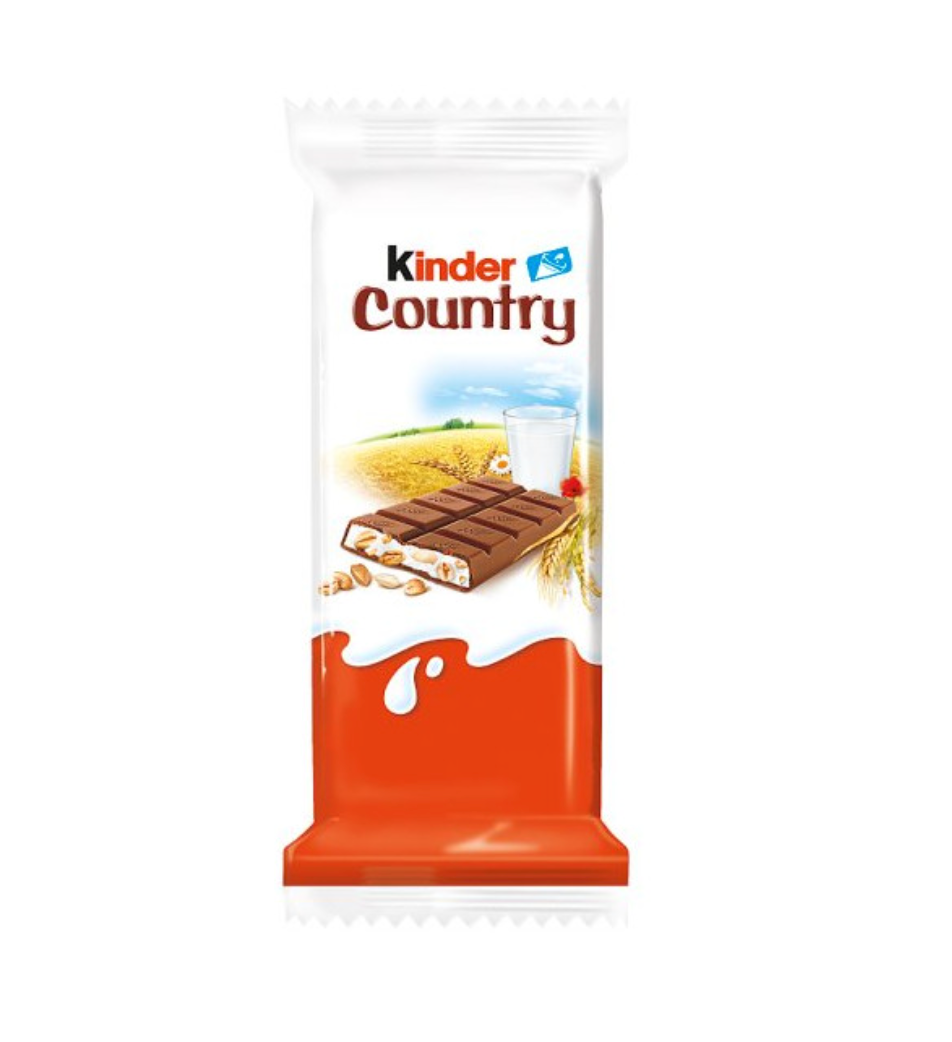 Kinder u country barre de chocolat