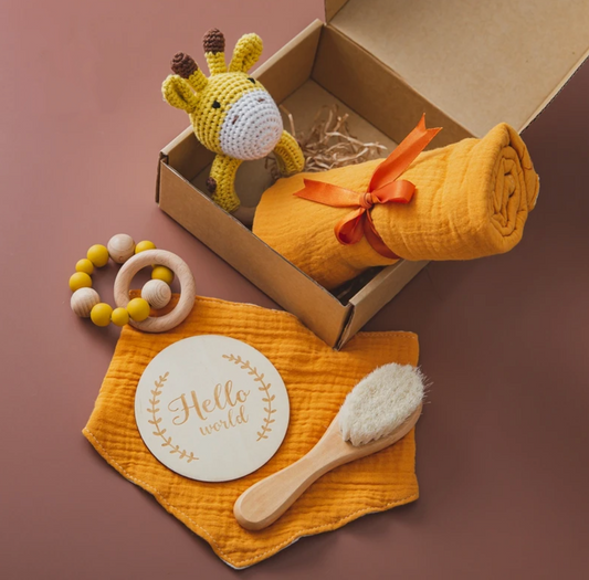 Coffret cadeau bébé girafe