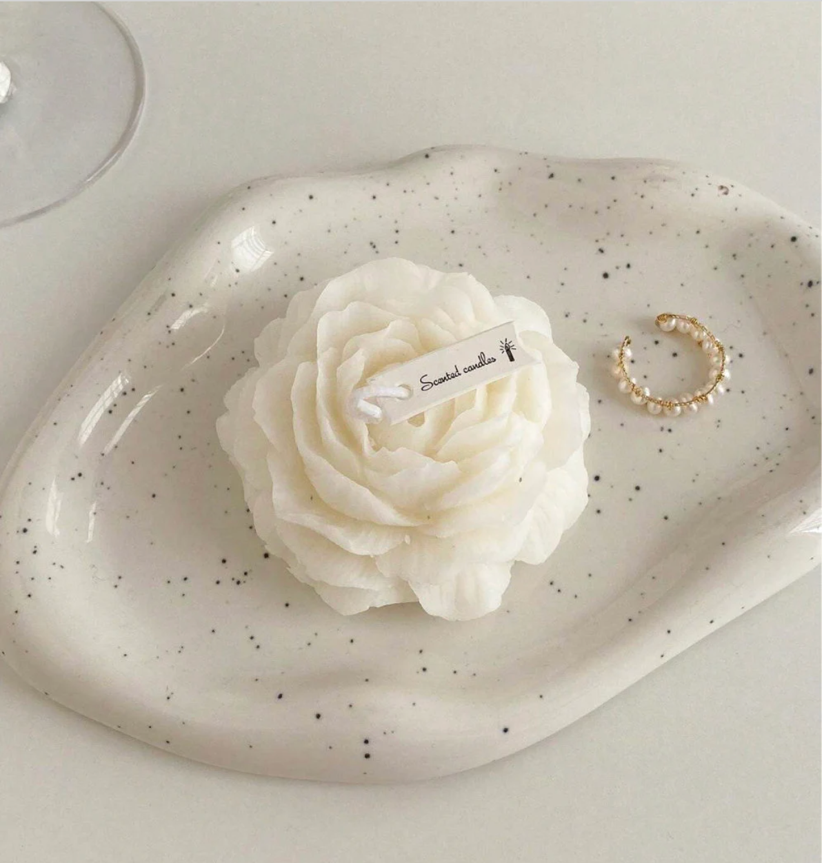 Coffret bougies fleurs