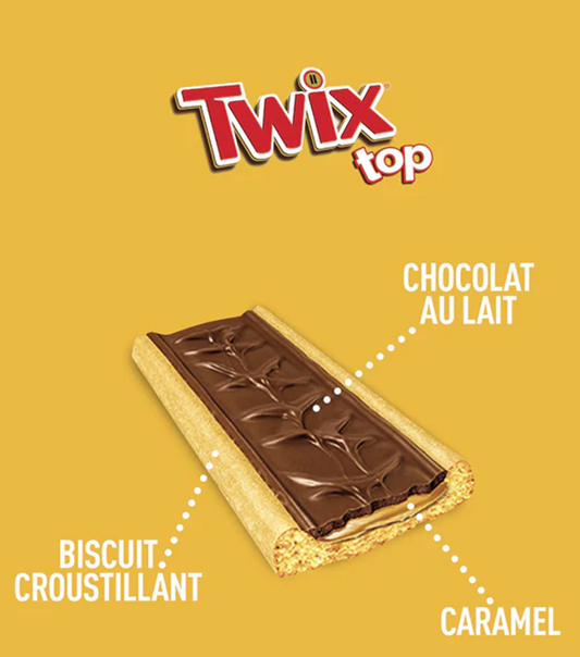 Twix Top Biscuit chocolat caramel