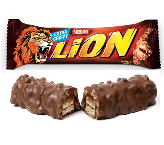 Lion barre de chocolat au lait