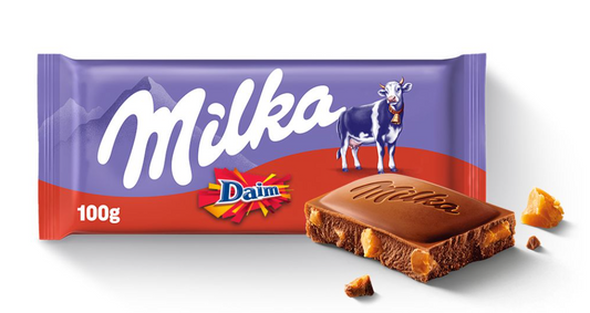 Milka Daim chocolat au lait