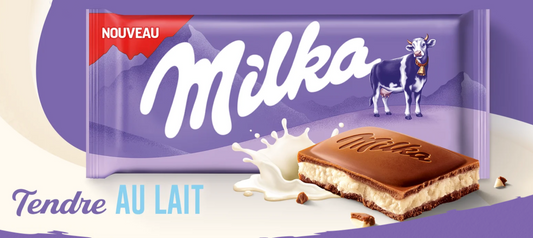 Milka tendre au lait