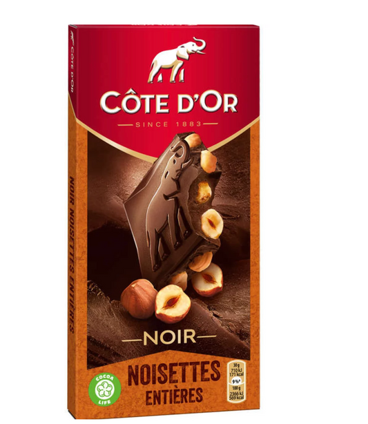 Tablette de chocolat noir Côte d'or