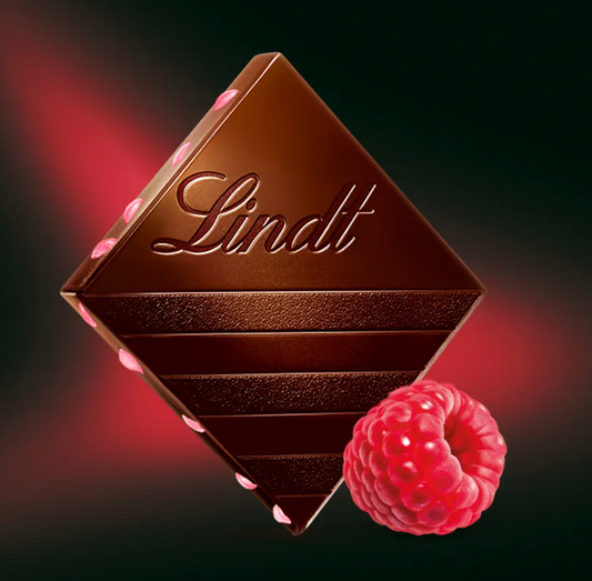 Tablette de chocolat noir Lindt Framboise