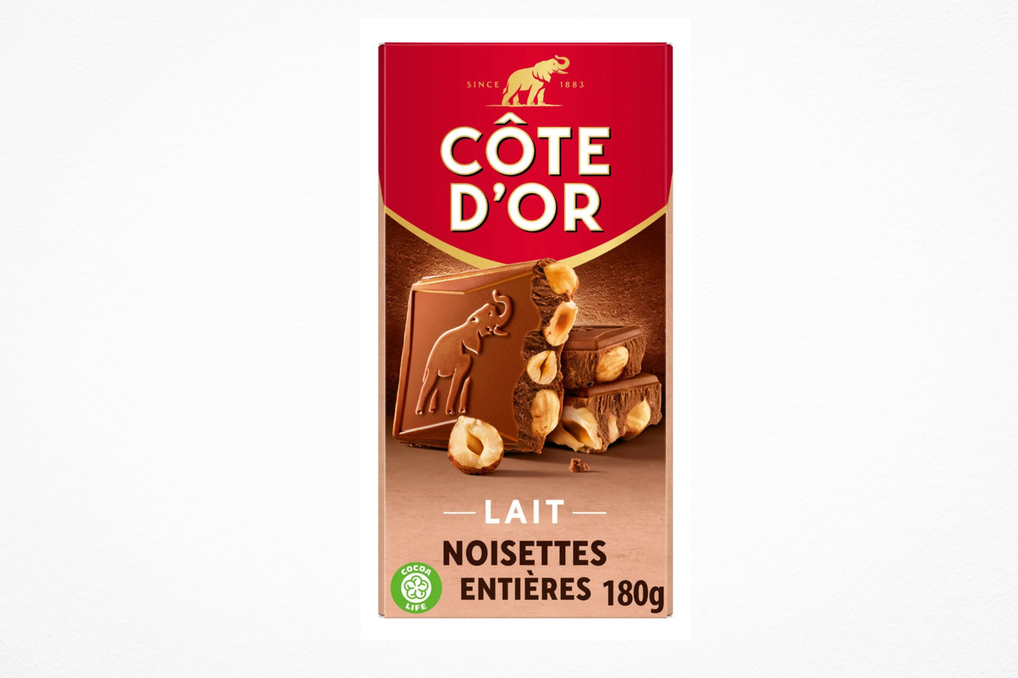 Côte d'or Chocolat noisettes entières