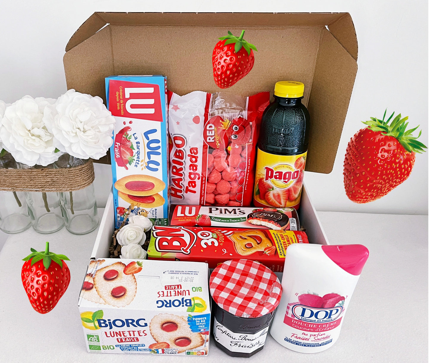 Box pour amoureaux de fraises