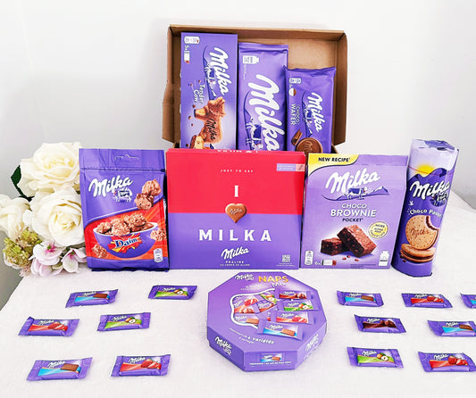Milka chocolats et biscuits