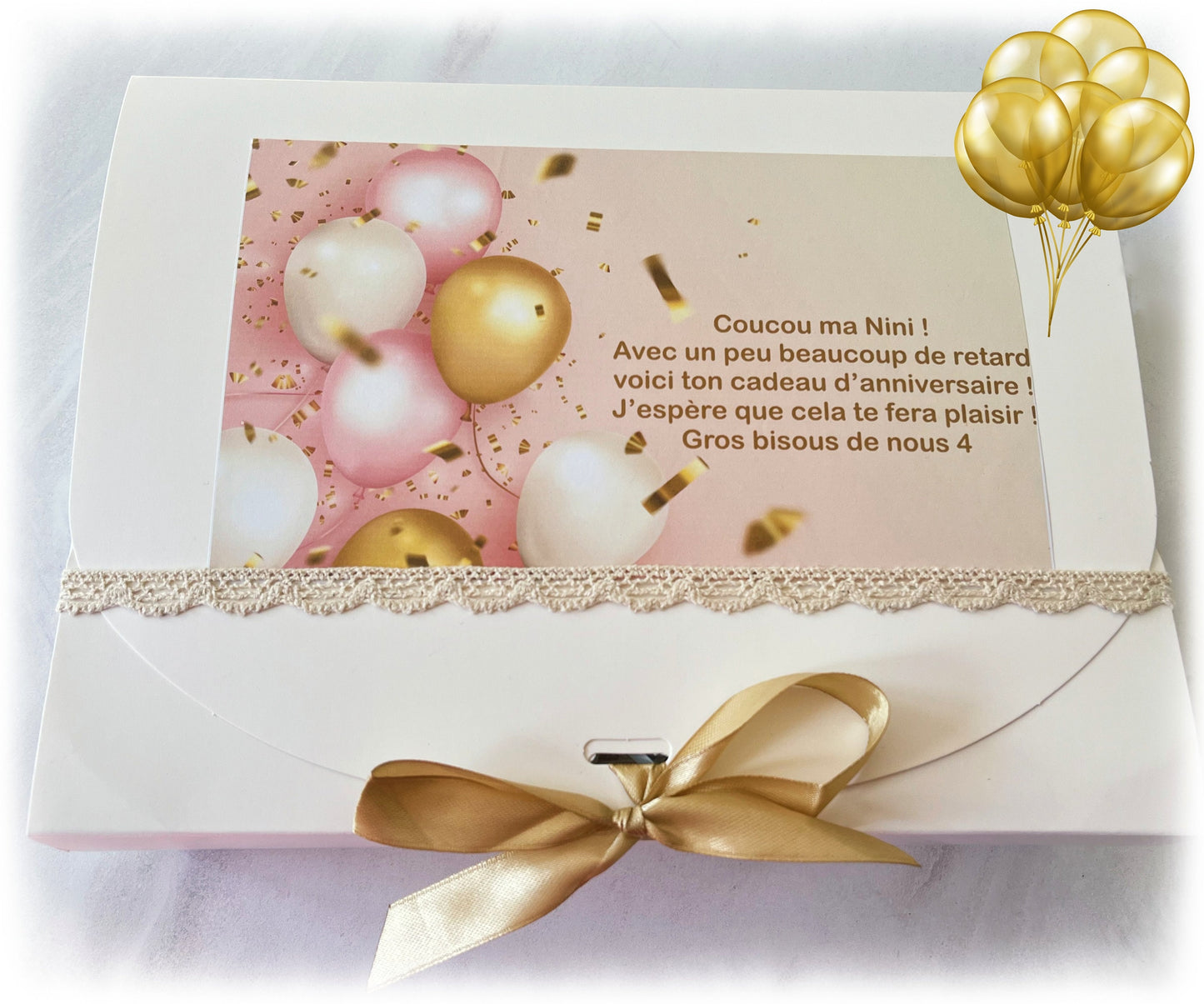 Joyeux anniversaire coffret chocolats