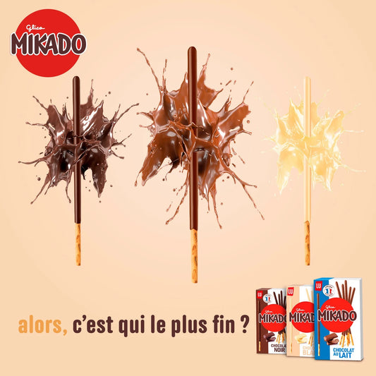 MIKADO LU Dark Chocolate Coated Biscuits