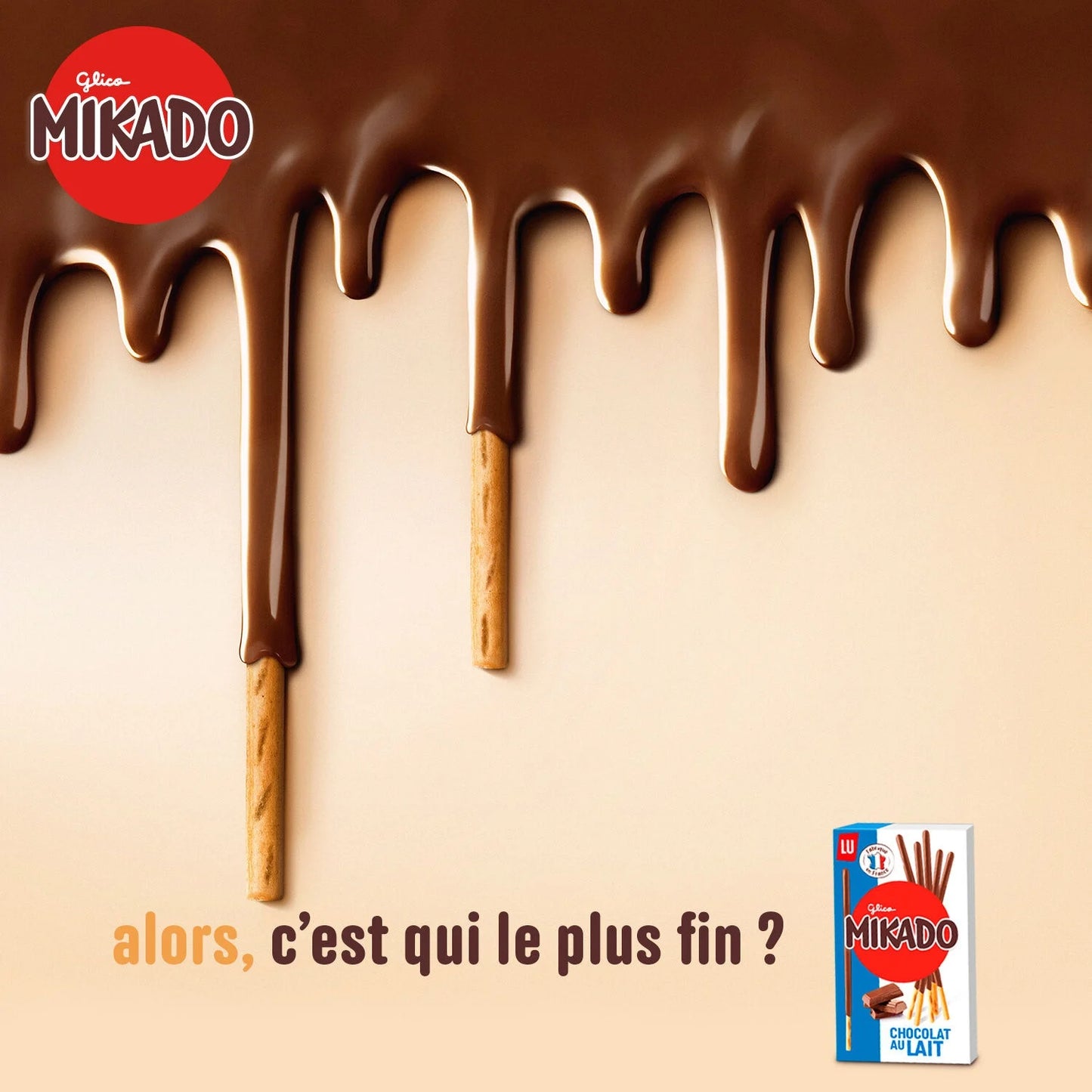 MIKADO LU Milk Chocolate Coated Biscuits