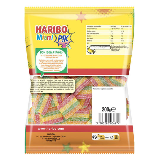 Haribo Miami Pik candies 200g
