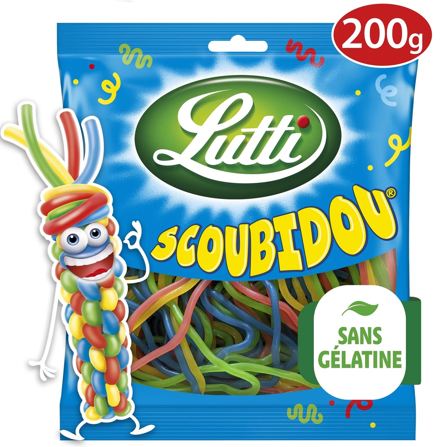 Lutti fruit-flavored scoubidou candies 200g