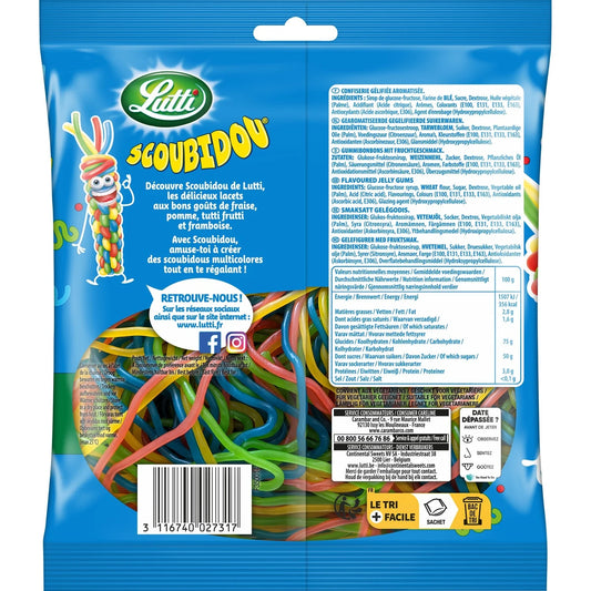 Lutti fruit-flavored scoubidou candies 200g