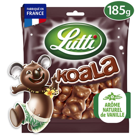 LUTTI Koala Milk Chocolate Marshmallow Sweets 185g