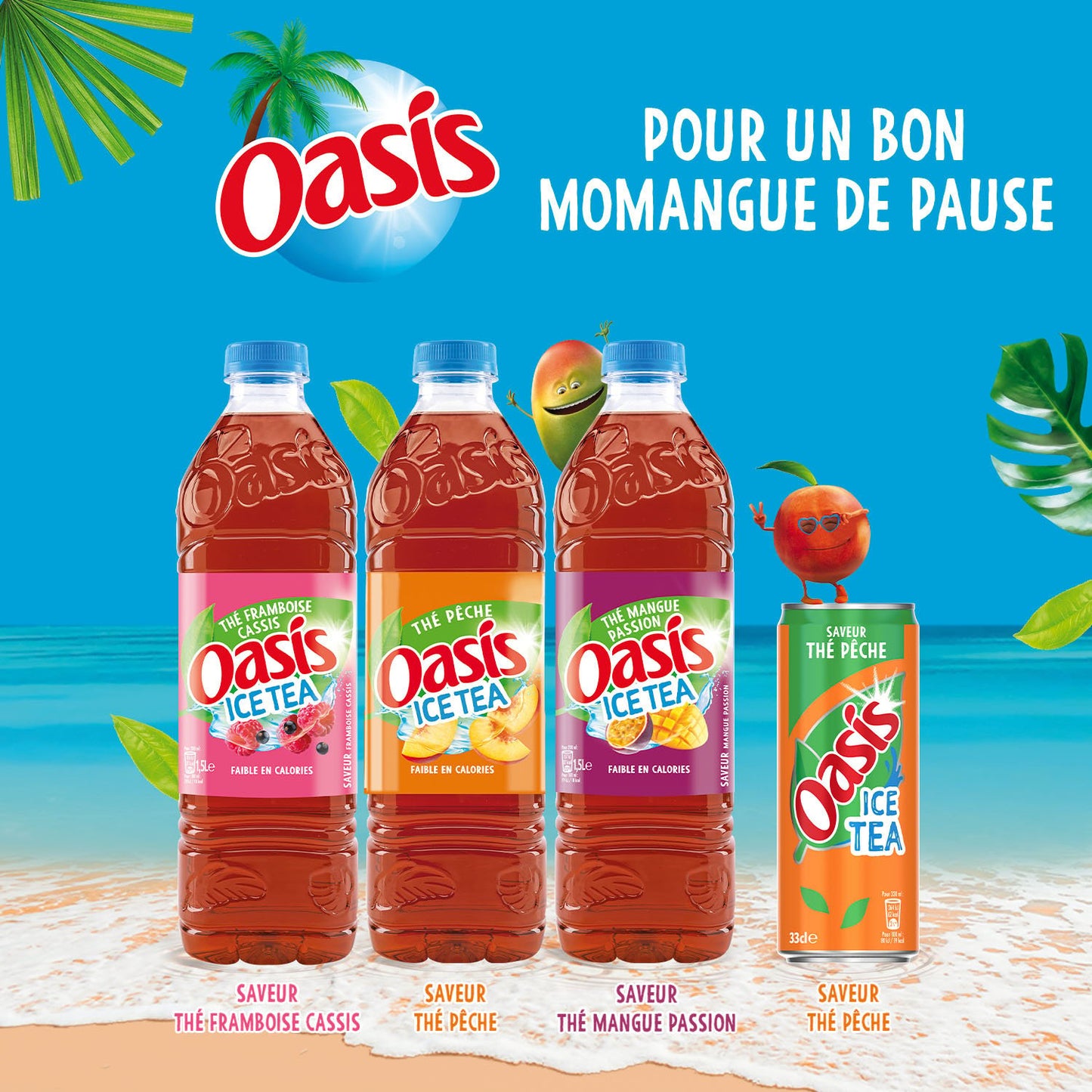 Oasis Peach Ice Tea Drink 1,5L