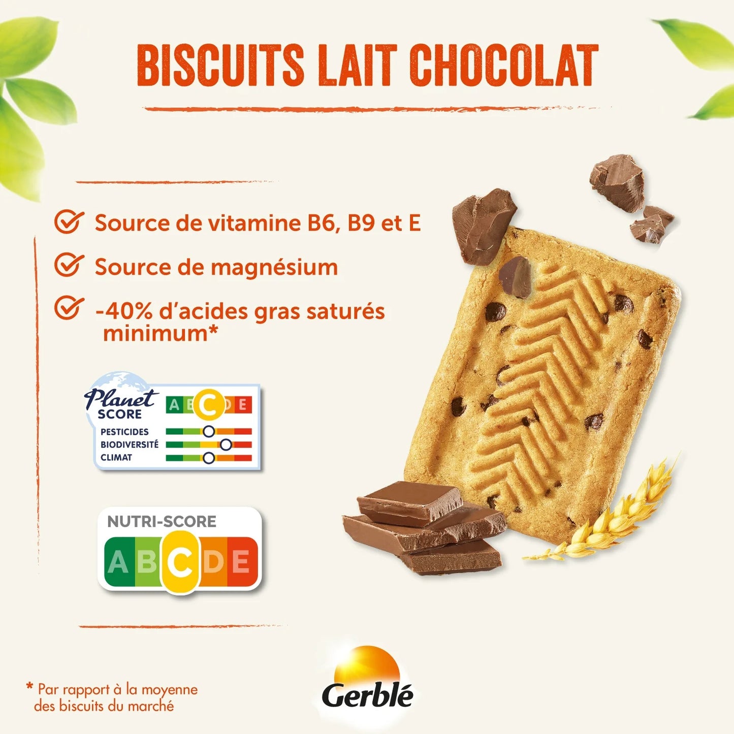 GERBLE Chocolate Milk Biscuit