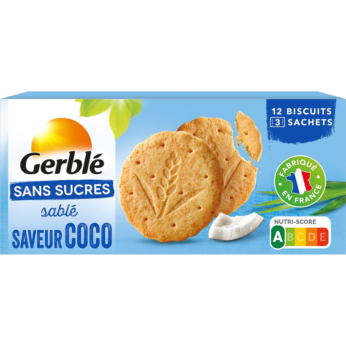 GERBLE Sugar-Free Coconut Flavored Biscuit