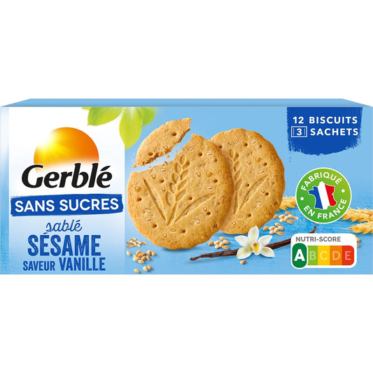 GERBLE Sugar-Free Vanilla Sesame Biscuit